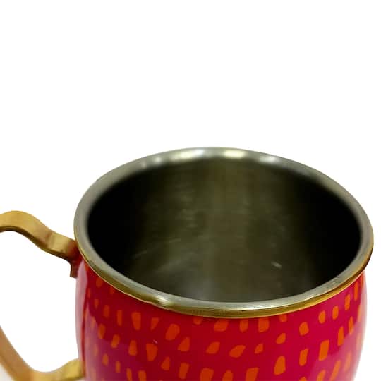 16oz. Pink & Orange Metal Mug by Ashland®